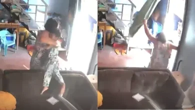 Mujer protege a su nieto en terremoto de Filipinas (Fotos de internet)