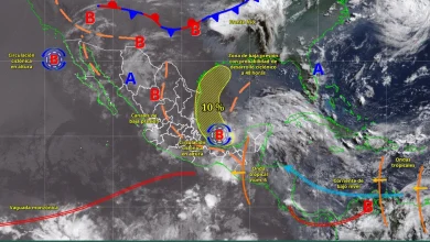 Pronóstico del tiempo hoy en México: onda tropical núm. 6 y lluvias intensas (Imagen de Conagua)