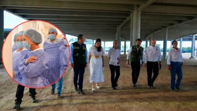 Claudia Sheinbaum supervisa nuevo hospital del IMSS en Aguascalientes (Foto de Gobierno de México)