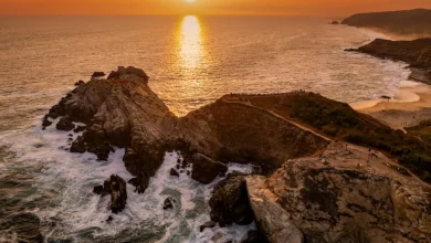 Pozas naturales y refrescantes en Punta Cometa (Foto de Sectur Oaxaca)