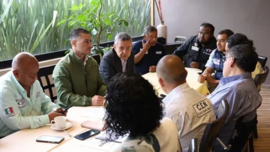 Lideres transportistas se reúnen con Omar Harfuch por paro nacional (Foto de Azucenau)