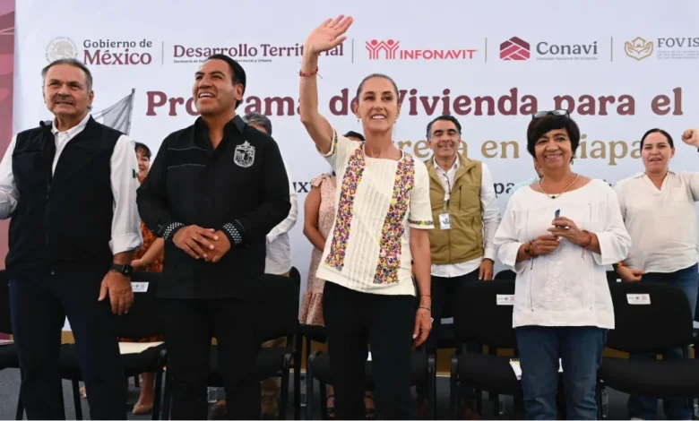 Programa de Vivienda para el Bienestar en Chiapas (Foto de cortesía)