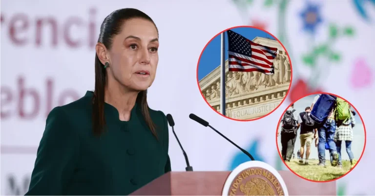 Sheinbaum habla sobre migrantes mexicanos y fallo de corte de EU (Fotos de internet)