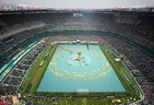 inauguración del mundial se vivió entre música y baile. foto reuters