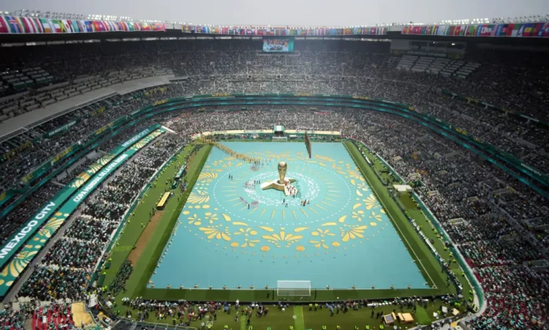 inauguración del mundial se vivió entre música y baile. foto reuters