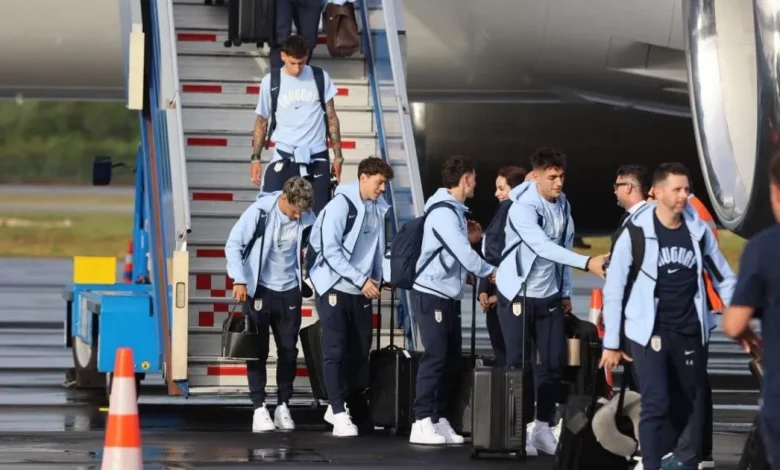la selección de uruguay ya está en méxico para iniciar su concentración mundialista