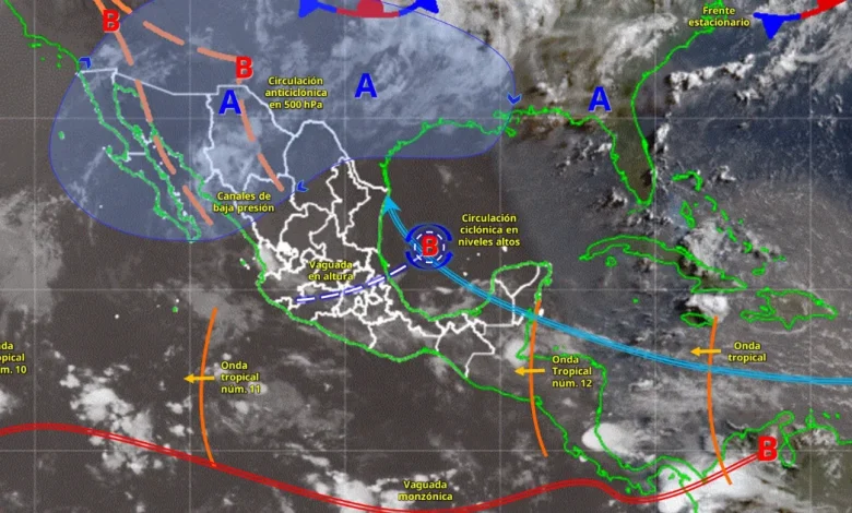 lluvias fuertes y calor extremo marcarán el clima de hoy