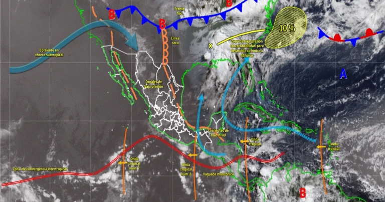 lluvias muy fuertes afectarán al centro, sur y sureste de méxico