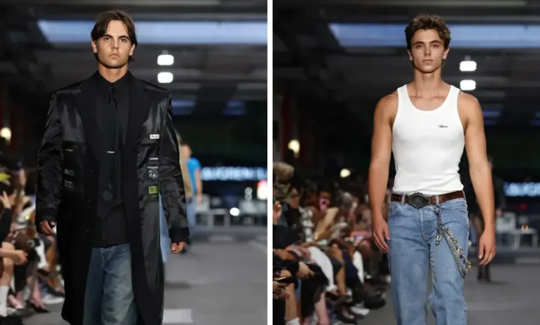 los hijos de britney spears debutan como modelos en la semana de la moda de parís