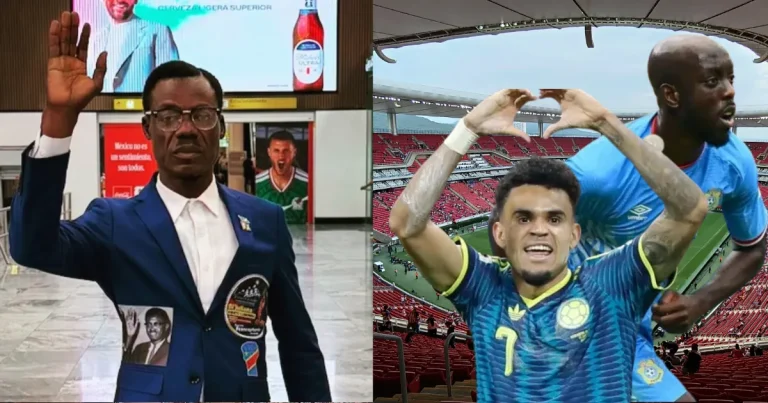 Lumumba Vea llega a Guadalajara para apoyar a la República Democrática del Congo en el Mundial (Fotos Wikipediay redes sociales)