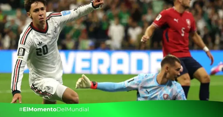 México gana 3-0 a Chequia y se afianza como líder del Grupo A