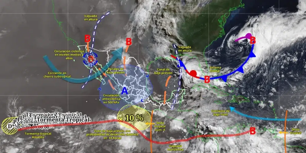 prevalece el temporal de lluvias en la república mexicana