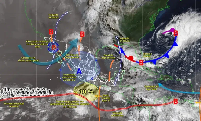 prevalece el temporal de lluvias en la república mexicana