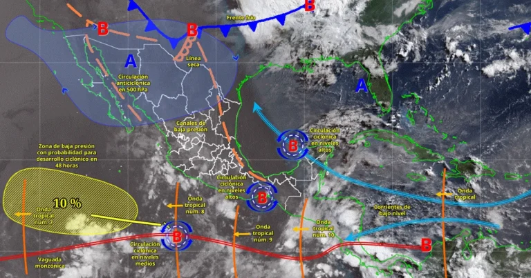 pronóstico del clima en méxico lluvias intensas en veracruz, oaxaca y chiapas