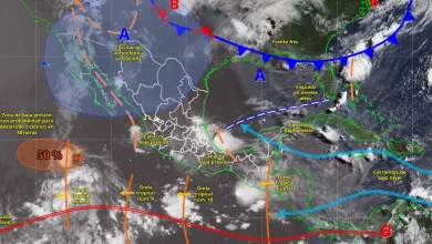 pronóstico del clima en méxico lluvias intensas y calor extremo