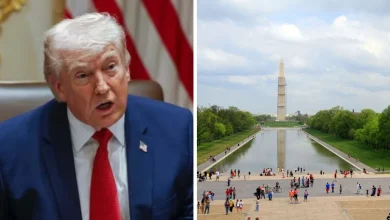 trump endurece postura y amenaza con 10 años de cárcel por daños al monumento a lincoln