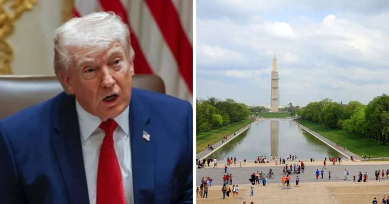 trump endurece postura y amenaza con 10 años de cárcel por daños al monumento a lincoln