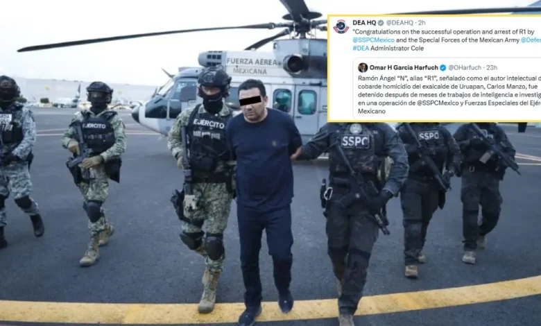 dea reconoce a méxico por captura de ‘r1’, señalado por caso carlos manzo