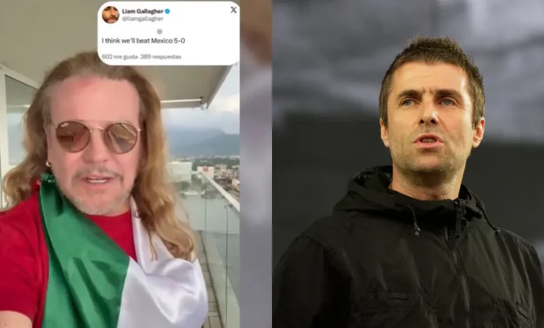 México vs Inglaterra: Fher de Maná le responde a Liam Gallagher de Oasis (Fotos de internet)