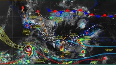 Pronóstico del clima: se formó la tormenta tropical Elida, lluvias se intensifican (Imagen de Conagua)