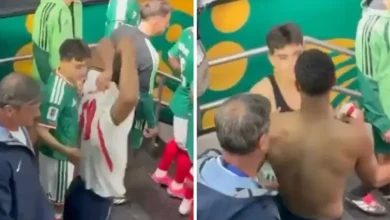 gilberto mora y jude bellingham protagonizan emotivo intercambio de playeras tras méxico vs inglaterra