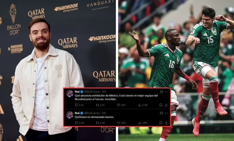 ibai llanos elogia a la selección mexicana tras eliminar a ecuador del mundial 2026