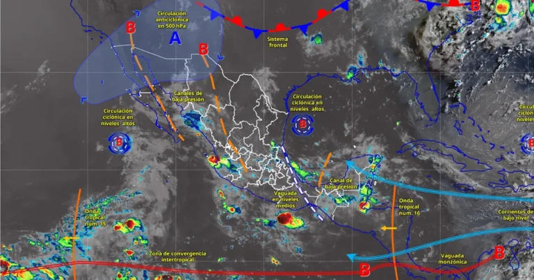 lluvias intensas afectarán veracruz este martes 7 de julio