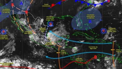 lluvias intensas y calor afectarán a méxico este 8 de julio