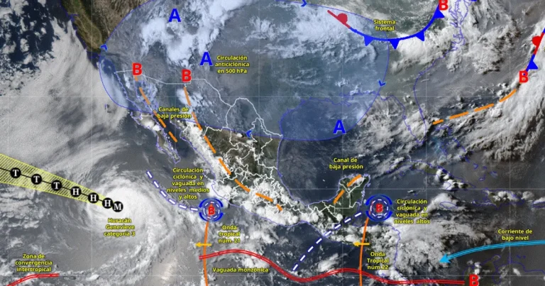 lluvias muy fuertes afectarán a nueve estados de méxico