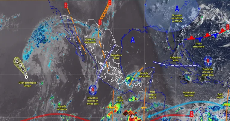 pronóstico del clima lluvias muy fuertes afectarán chihuahua, durango, sinaloa y guerrero este viernes
