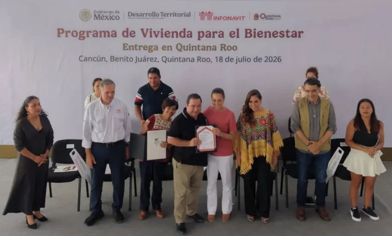 Los gobiernos deben ser facilitadores para la felicidad del pueblo: Presidenta Claudia Sheinbaum encabeza entrega de vivienda en Cancún, Quintana Roo