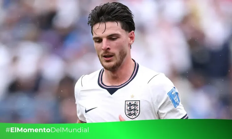 Inglaterra sufre por Declan Rice, su presencia ante Noruega sigue en duda