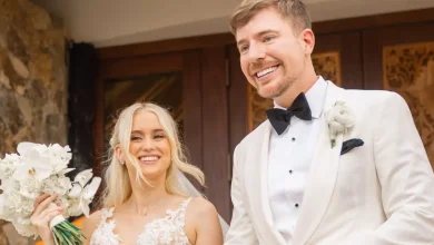 ¡mrbeast se casó! comparte las primeras imágenes de su boda con thea booysen