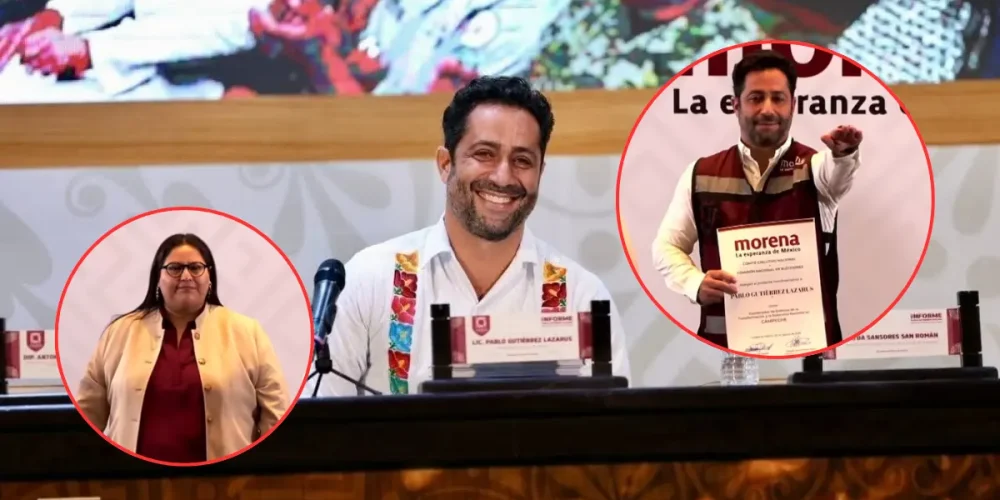 Morena designa a Pablo Gutiérrez cómo coordinador en Campeche ¿Será el candidato? (Fotos de redes sociales)