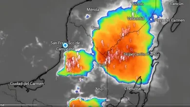 Tormentas eléctricas y fuertes lluvias para esta tarde en Campeche (Foto de Protección Civil de Campeche)