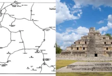 La ingeniería que venció a la sequía El sistema hídrico de Edzná (Fotos ReserchGate y Tierras Mayas)