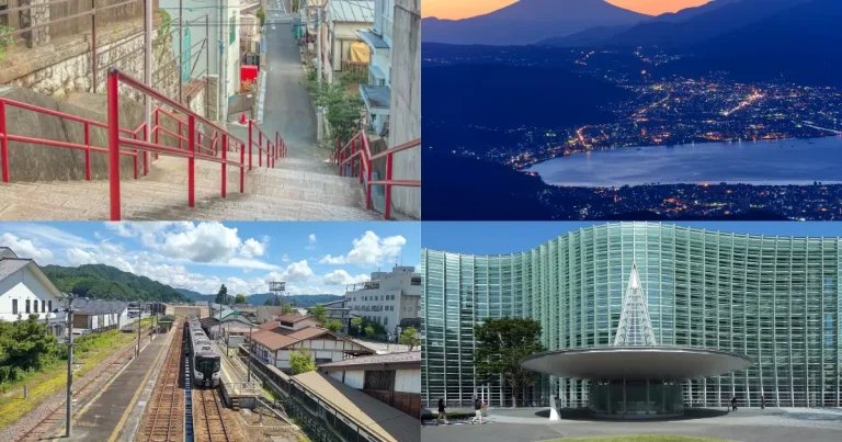 El viaje de Taki y Mitsuha descubre los destinos reales que inspiraron el mundo de Your Name (Fotos @shnimohus, Expedia, TripAdvisor y Wikipedia)