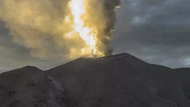 Volcán Puracé entra en alerta naranja en Colombia, estragos por lluvia de cenizas (Foto de internet)
