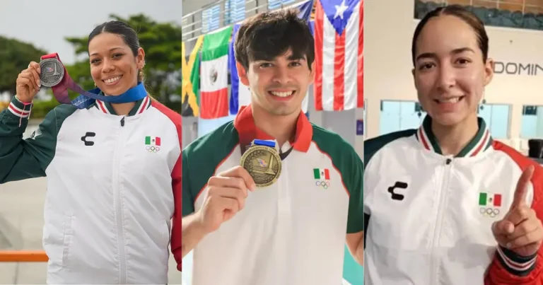 De izquierda a derecha están Geraldine Sánchez, Brandon Romo y Frania Tejeda