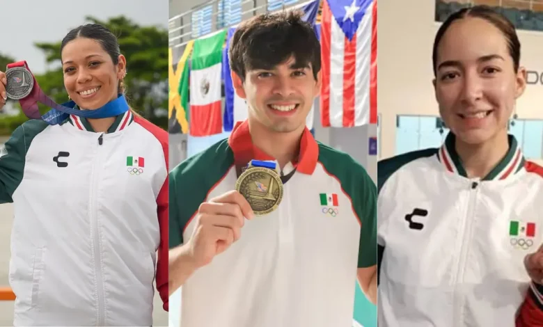 De izquierda a derecha están Geraldine Sánchez, Brandon Romo y Frania Tejeda