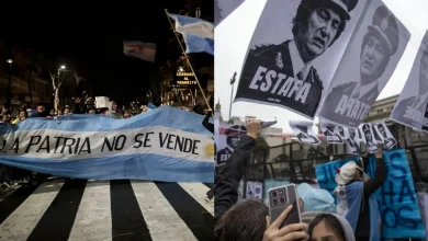 Protesta en Argentina por Ley de propiedad, señalan futuros despojos (Fotos de internet)