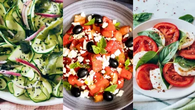 3 ensaladas perfectas para días calurosos (Fotos de internet)