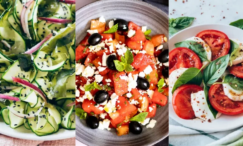 3 ensaladas perfectas para días calurosos (Fotos de internet)