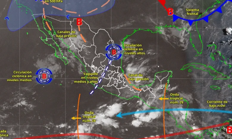 Pronóstico del clima ¿A qué hora lloverá más fuerte? (Foto de Conagua)