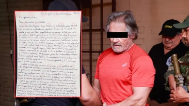 hernán bermúdez requena se declara inocente desde el altiplano con una carta y acusa de persecución política