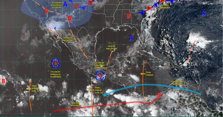 lluvias muy fuertes y calor extremo marcarán el clima en gran parte de méxico este miércoles