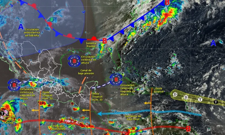 monzón mexicano traerá lluvias intensas y calor