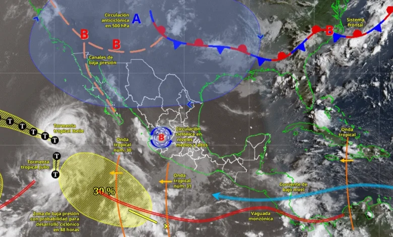 onda de calor y lluvias fuertes golpean a méxico