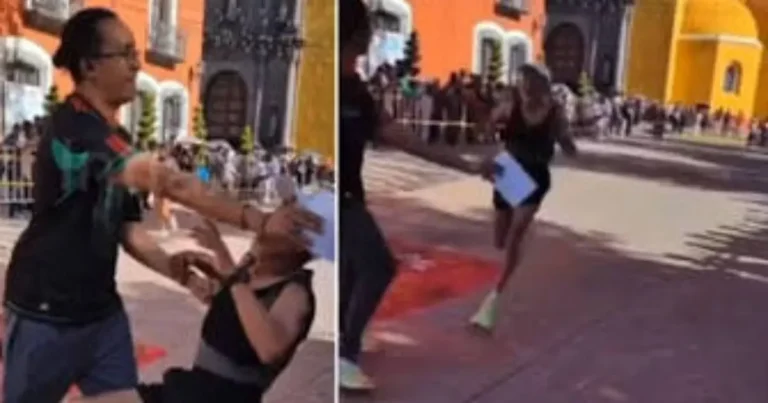 organizador derriba a adulto mayor durante carrera en huamantla corredor pide apoyo para gastos médicos