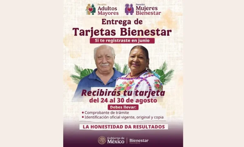 pensión mujeres bienestar consulta con curp cuándo recoger tu tarjeta